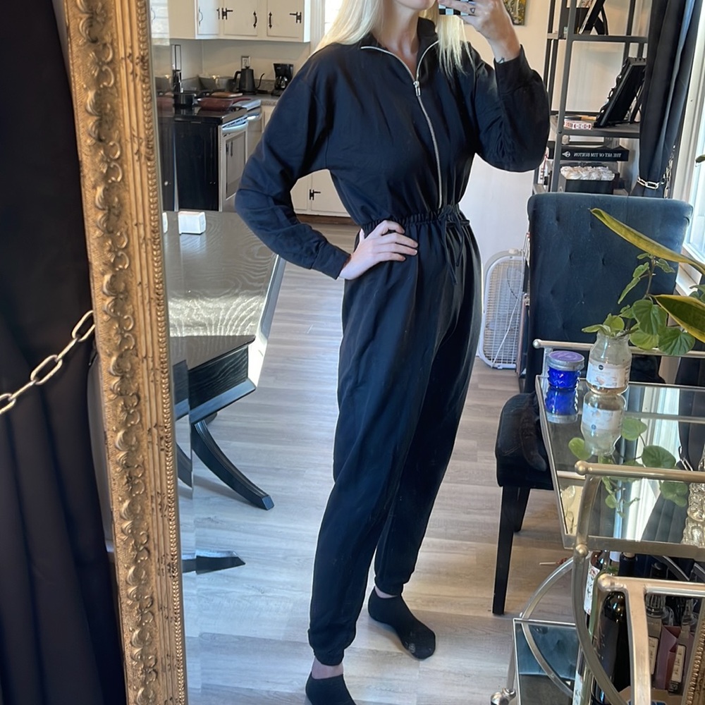 Boohoo sweatsuit jumpsuit
